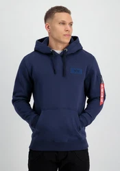 ALPHA INDUSTRIES Sweatshirt Dunkelblau/Hellblau