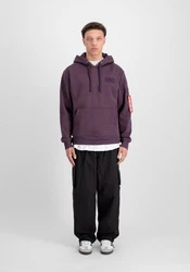 ALPHA INDUSTRIES Sweatshirt Dunkelblau/Lila/Fliederfarben/Dunkelrot