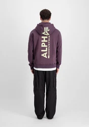 ALPHA INDUSTRIES Sweatshirt Dunkelblau/Lila/Fliederfarben/Dunkelrot