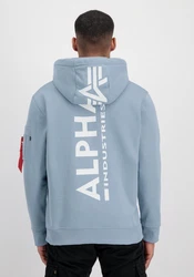 ALPHA INDUSTRIES Sweatshirt Blau/Hellblau/Grau