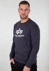 ALPHA INDUSTRIES Sweatshirt Hellblau/Blau/Dunkelblau/Rot