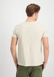 Alpha Industries Herren Basic T-Shirt Khaki/Beige/Gelb
