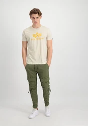 Alpha Industries Herren Basic T-Shirt Khaki/Beige/Gelb