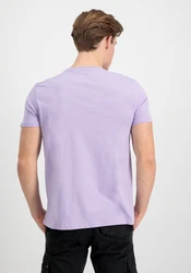 Alpha Industries Herren Basic T-Shirt Lila/Dunkelblau