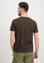 Alpha Industries Herren Basic T-Shirt Dunkelgrün/Khaki/Grau/Dunkelgrau
