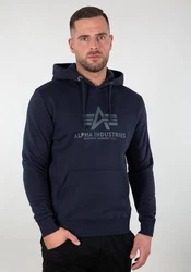 Alpha Industries Kapuzenpullover Basic Hoodie Herren Hellblau/Blau/Dunkelblau