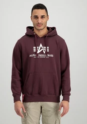Alpha Industries Kapuzenpullover Basic Hoodie Herren Rosa/Lila/Bordeaux/Fliederfarben/Rot/Dunkelrot