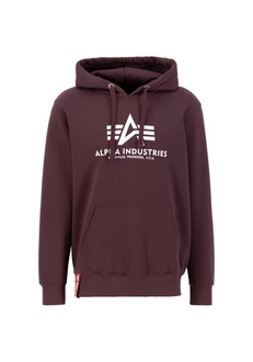 Alpha Industries Kapuzenpullover Basic Hoodie Herren Rosa/Lila/Bordeaux/Fliederfarben/Rot/Dunkelrot