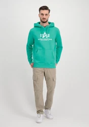 Alpha Industries Kapuzenpullover Basic Hoodie Herren Grün/Türkis