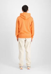 Alpha Industries Kapuzenpullover Basic Hoodie Herren orange/rot/wei