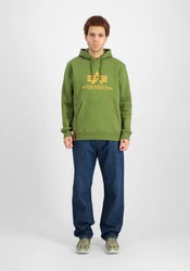 Alpha Industries Kapuzenpullover Basic Hoodie Herren Dunkelgrün