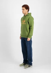 Alpha Industries Kapuzenpullover Basic Hoodie Herren Dunkelgrün