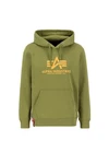 Alpha Industries Kapuzenpullover Basic Hoodie Herren Dunkelgrün