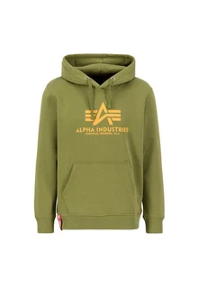 Alpha Industries Kapuzenpullover Basic Hoodie Herren Dunkelgrün