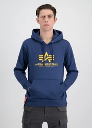 Alpha Industries Kapuzenpullover Basic Hoodie Herren Dunkelblau/Blau