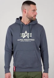 Alpha Industries Kapuzenpullover Basic Hoodie Herren Blau/Hellgrau/Dunkelblau/Hellblau