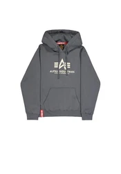 Alpha Industries Kapuzenpullover Basic Hoodie Herren Blau/Hellgrau/Dunkelblau/Hellblau