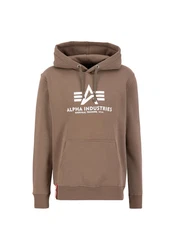 Alpha Industries Kapuzenpullover Basic Hoodie Herren Braun/Grau/Khaki/Dunkelgrün