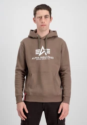 Alpha Industries Kapuzenpullover Basic Hoodie Herren Braun/Grau/Khaki/Dunkelgrün