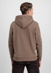 Alpha Industries Kapuzenpullover Basic Hoodie Herren Braun/Grau/Khaki/Dunkelgrün