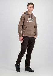 Alpha Industries Kapuzenpullover Basic Hoodie Herren Braun/Grau/Khaki/Dunkelgrün