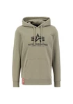 Alpha Industries Kapuzenpullover Basic Hoodie Herren Dunkelgrün/Khaki