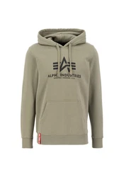 Alpha Industries Kapuzenpullover Basic Hoodie Herren Dunkelgrün/Khaki