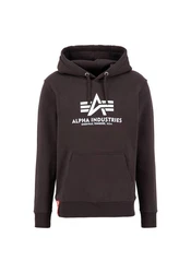 Alpha Industries Kapuzenpullover Basic Hoodie Herren Hellgrau/Grau/Braun/Dunkelbraun/Dunkelgrau