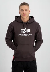 Alpha Industries Kapuzenpullover Basic Hoodie Herren Hellgrau/Grau/Braun/Dunkelbraun/Dunkelgrau