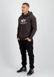 Alpha Industries Kapuzenpullover Basic Hoodie Herren Hellgrau/Grau/Braun/Dunkelbraun/Dunkelgrau