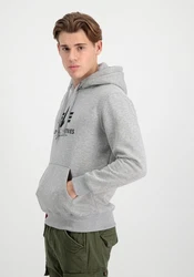 Alpha Industries Kapuzenpullover Basic Hoodie Herren Hellgrau/Grau