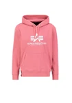 Alpha Industries Kapuzenpullover Basic Hoodie Herren Rosa/Lila/Rot