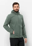 Jack Wolfskin Softshelljacke BORNBERG HOODY Grün/Dunkelgrün/Mintgrün