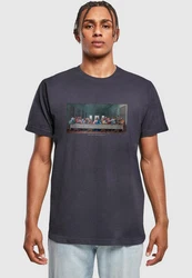 Mister Tee T-Shirt Dunkelblau/Blau/Hellblau
