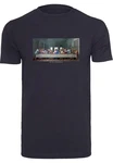 Mister Tee T-Shirt Dunkelblau/Blau/Hellblau