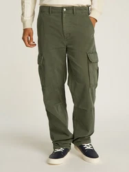 Tommy Jeans Cargohose TJM JAIMIE COTTON CARGO Dunkelgrün/Khaki