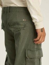 Tommy Jeans Cargohose TJM JAIMIE COTTON CARGO Dunkelgrün/Khaki