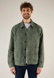 Cargojacke mit allover Print
