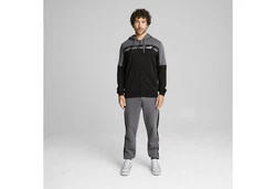 PUMA Hoodie Around the Block Kapuzenjacke Grau/Dunkelgrau/Schwarz/Hellgrau