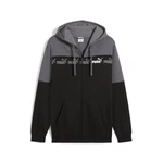 PUMA Hoodie Around the Block Kapuzenjacke Grau/Dunkelgrau/Schwarz/Hellgrau