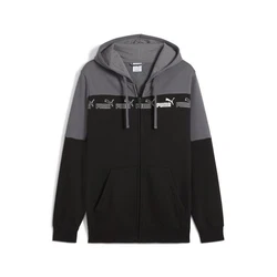 PUMA Hoodie Around the Block Kapuzenjacke Grau/Dunkelgrau/Schwarz/Hellgrau
