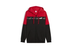 PUMA Hoodie Around the Block Kapuzenjacke Rot/Dunkelrot
