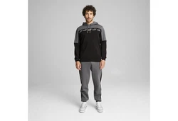 PUMA Hoodie Around The Block Hoodie Herren Schwarz/Dunkelgrau/Hellgrau/Grau