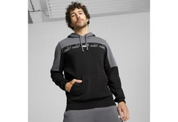 PUMA Hoodie Around The Block Hoodie Herren Schwarz/Dunkelgrau/Hellgrau/Grau