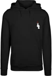 MisterTee Kapuzensweatshirt Love Sign 2.0 Schwarz/Rot