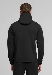 MisterTee Sweatjacke Basic Hooded Zipper Schwarz/Dunkelgrau