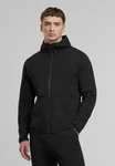 MisterTee Sweatjacke Basic Hooded Zipper Schwarz/Dunkelgrau
