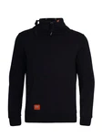 Schietwetter Rundhalspullover Herren Sweater Kjell von Koje Schwarz