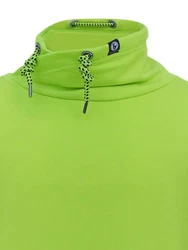 Schietwetter Rundhalspullover Herren Sweater Kjell von Koje Grün/Neonfarben
