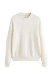 Kaschmirpullover Regular Fit Rundhalspullover Lambswool/Kaschmir (1-tlg)